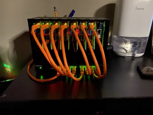 An early version of the cluster